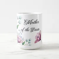 Elegant Floral Wedding Soft Botanical Romance Coffee Mug