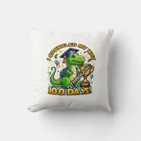 I Sparkled My Way Through 100 Days 100th Day  Throw Pillow