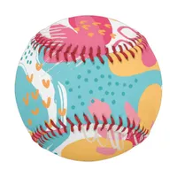 Colorful Abstract Baseball