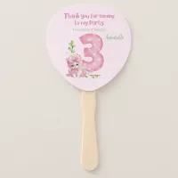 Adorable Kitten Theme Birthday Party Favors Hand Fan