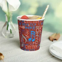 Born to Dance Blue/White/Any Color ID277 Paper Cups