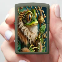 The Green Frog King Zippo Lighter