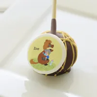 Funny and cute pony with baby - kids birthday cake pops