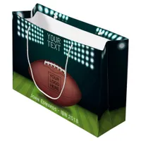 Rugby Themed add logo Large Gift Bag