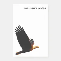 Breathtaking Bald Eagle in Winter Sunset Flight Post-it Notes