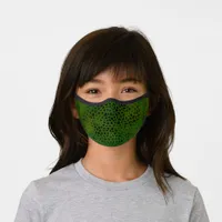 Green Dinosaur Hide Kids Face Mask