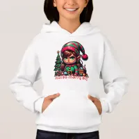 Not Very Merry Christmas Elf Hoodie