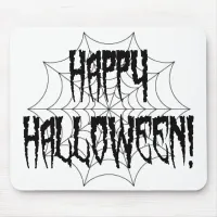 Halloween Spider Fingers and Web Mouse Pad