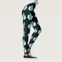 Gnome Libra Astrology Sign Angel Leggings