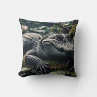 Alligator-Inspired Pillow 