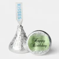 Silver Glitter Mint Green Happy Birthday Hershey®'s Kisses®