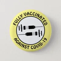 I am Fully Vaccinated Against Covid-19 Button