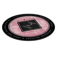 Elegant 2nd Rose Quartz Wedding Anniversary Cutting Board