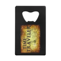 Time Traveler Credit Card Bottle Opener