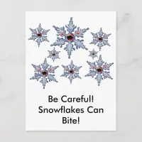 Attack of the Snowflake Zombies! Postcard