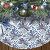 Blue Christmas Pattern#17 ID1009 Brushed Polyester Tree Skirt