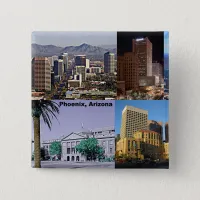 Phoenix Arizona Montage Pinback Button