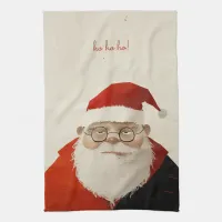 Tired Santa Kitchen Towel