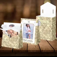 The Lovers Tarot Card Couple Photo | Wedding Favor Boxes