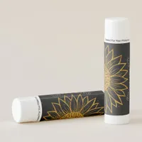 Retro Sunflower Glitter Floral Mother's Day Lip Balm