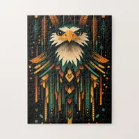 Geometric Eagle Illustration Jigsaw Puzzle