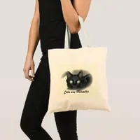 Tote Bag - Cat in Oval Frame