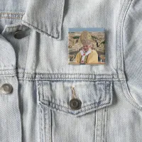 Pope Benedict XVI with the Vatican City Pinback Button