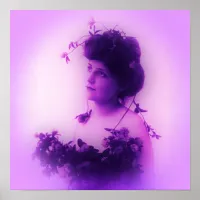 Miss Whitlock Lilac Poster