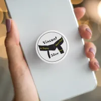 Martial Arts 1st Degree Black Belt Rank PopSocket