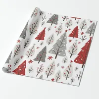 Christmas Trees Wrapping Paper