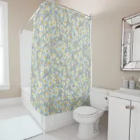 Charming Daisy Collection Versatile Floral Pattern Shower Curtain