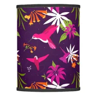 Hummingbirds and Flowers Beautiful Tropical Lamp Shade