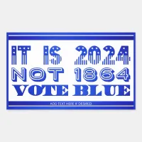 Democrat  2024 rectangular sticker