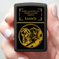 Golden Welding Moment Zippo Lighter