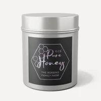 Chic Holographic 100% Pure Honey Jar Labels