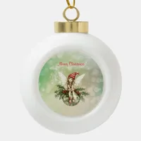 Cute Christmas Fairy on an Ornament