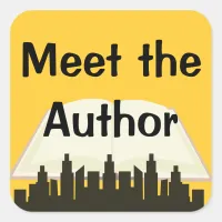 Meet the Author Promo Square Sticker