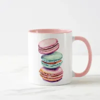 So Very Sweet | Vintage Watercolor Macaron Mug