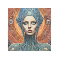 An Alien Woman Metal Print