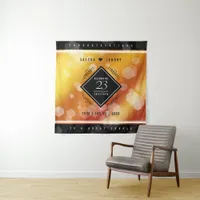 Elegant 23rd Imperial Topaz Wedding Anniversary Tapestry