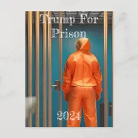 Trump For Prison 2024 Postcard