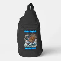 Crab Hunters Voyage Old Crabby Bastard  Sling Bag