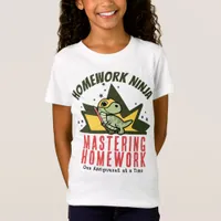 Homework Ninja: Mastering Homework T-Shirt