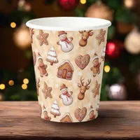 Gingerbread Cookies Christmas Paper Cups