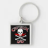 Captain Dad Keychain