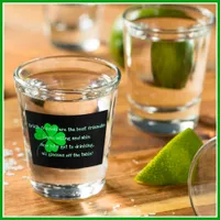 [Irish Friends] St. Patricks Day Toast -  Black - Shot Glass