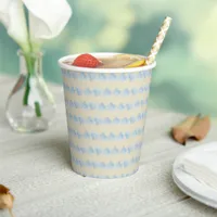 Cloud Stripe Sweet Neutral Boho Baby Shower Paper Cups