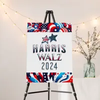 Kamala Harris and Tim Walz 2024 Election Foam Board