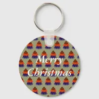 Multicolored Christmas Tree - Keychain