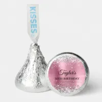 Silver Glitter Light Pink Foil 30th Birthday Hershey®'s Kisses®